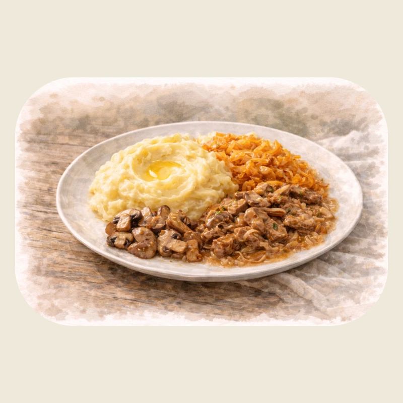 Herzhafte Teller-Idylle 