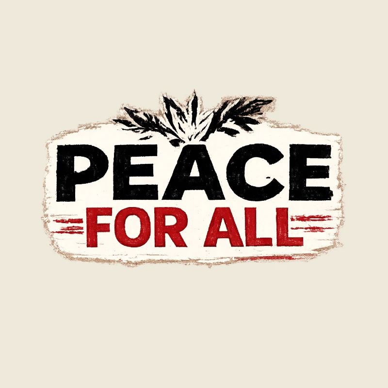 War No More – Sticker Peace & Humanity 