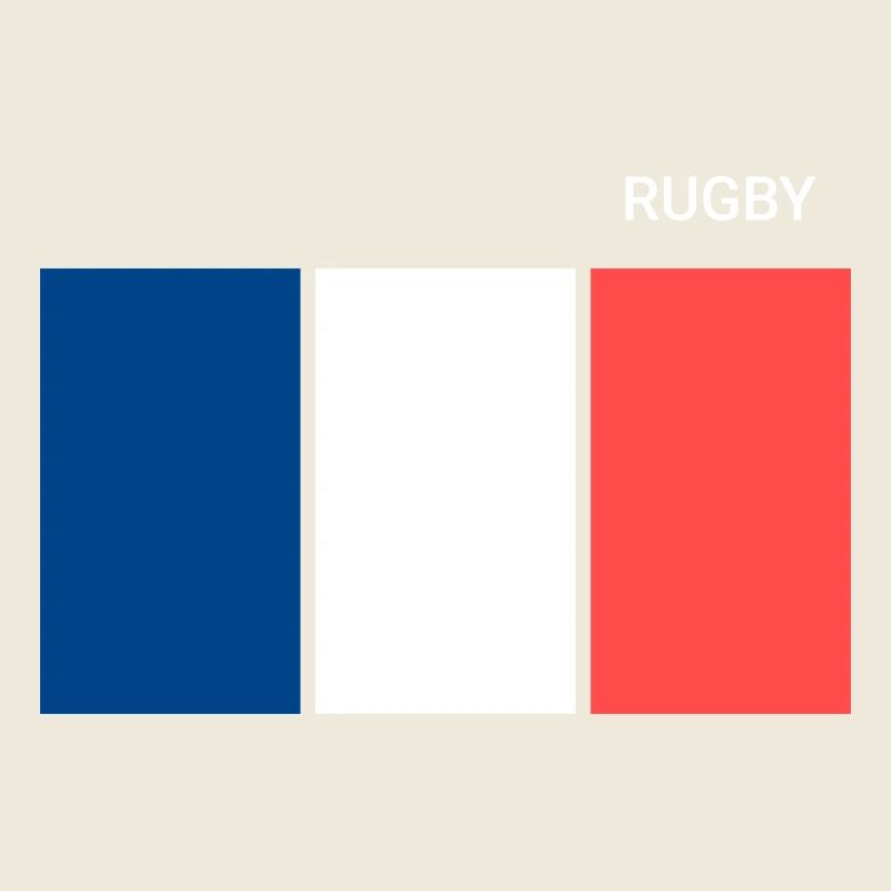 Rugby Drapeau Français