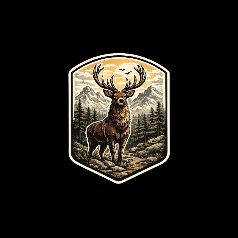 Deer in the mountains