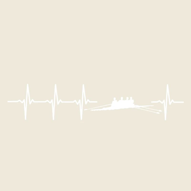 J'aime aviron (rameur rythme cardiaque)