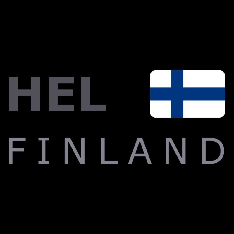 HEL FINLAND dark-lettered 400 dpi