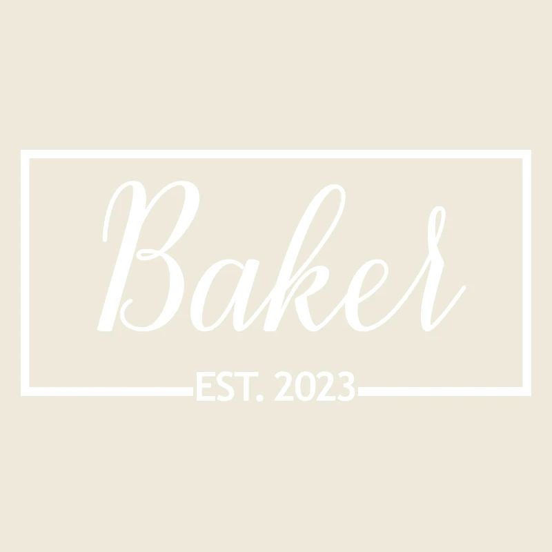 Baker Est. 2023 Backen Gebäck Future Baker Geschenk