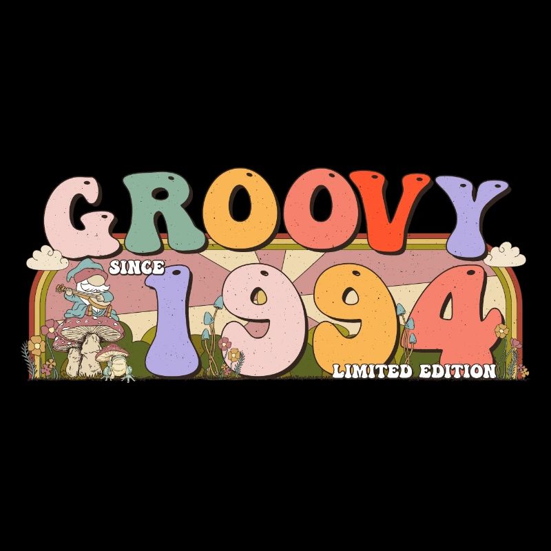 Groovy seit 1994 Retro Hippie 29. Geburtstag