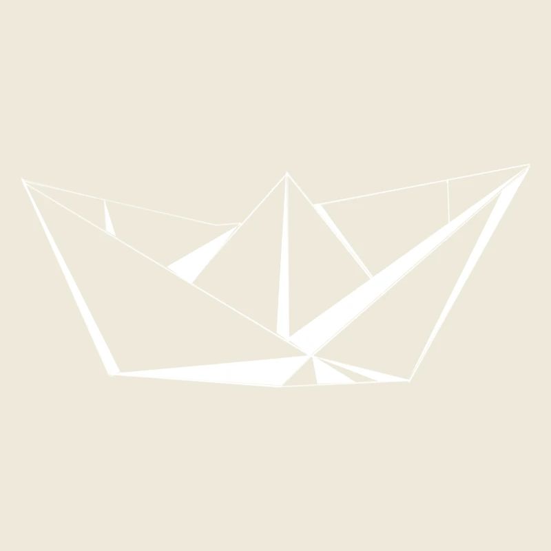 Ein Schiff Boot aus Papier ein Papierboot Boote