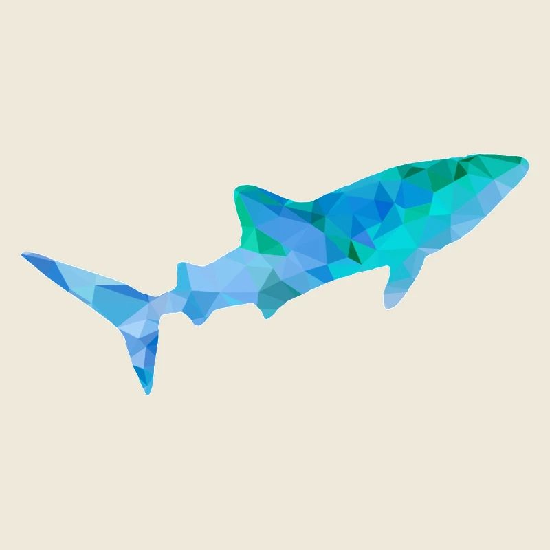 Whale shark blue green