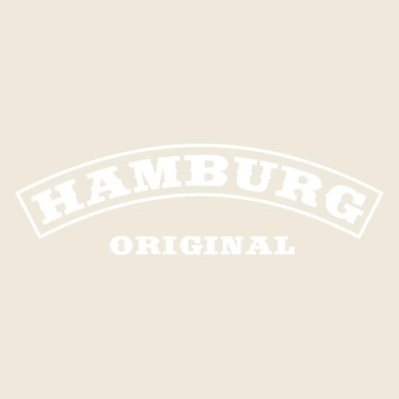 Hamburg Original Patch Design en blanc