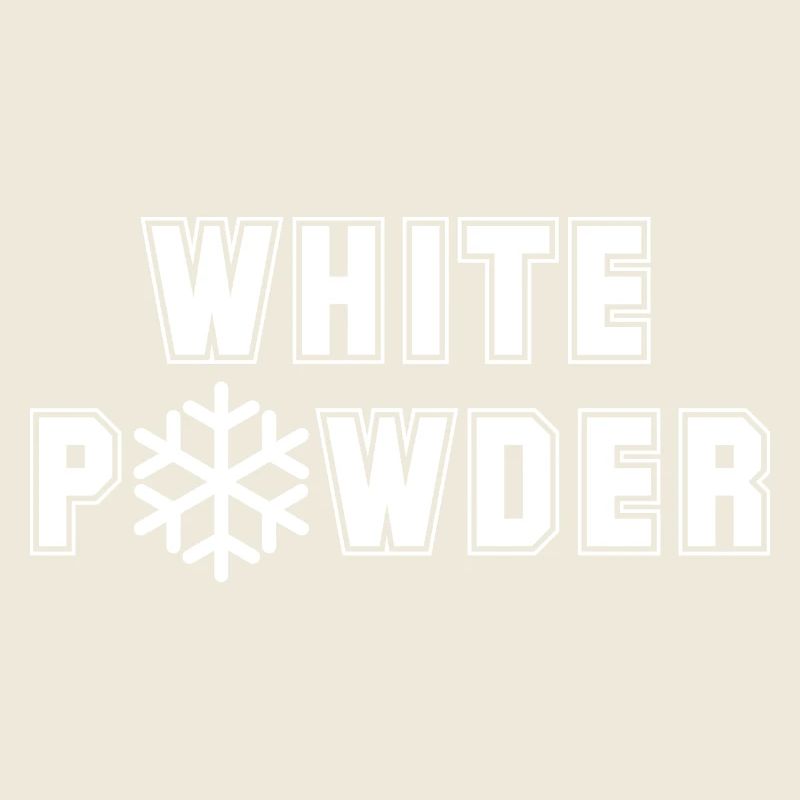 neige poudreuse blanche