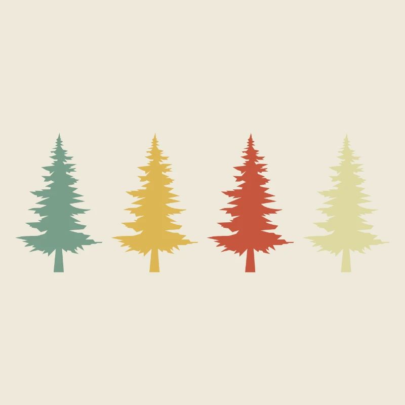 Vintage Retro Baum