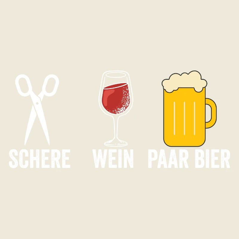 Wine Scissors Couple Beer