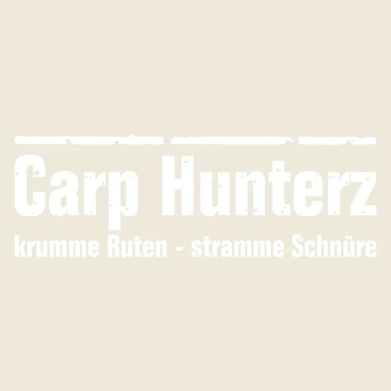 Carp Hunterz - cannes tordues lignes serrées