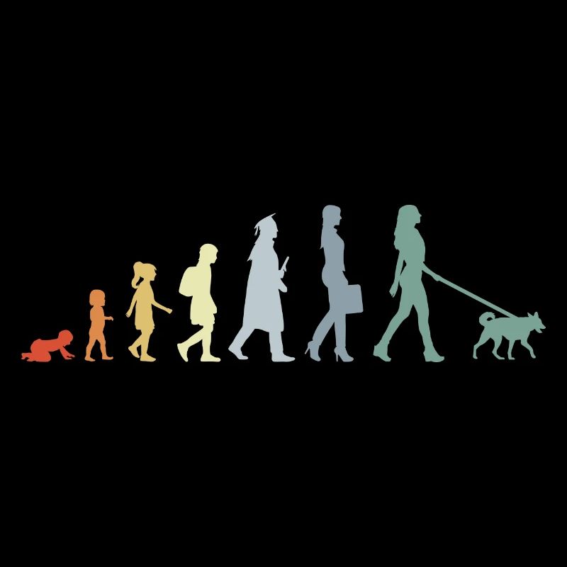 Hundebesitzerin Evolution