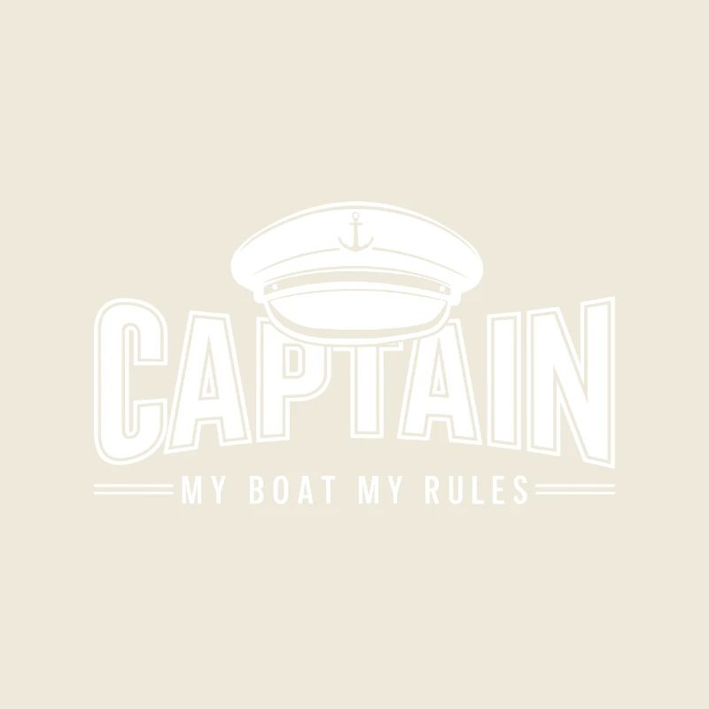 Captain Captain - My Boat My Rules Quote
