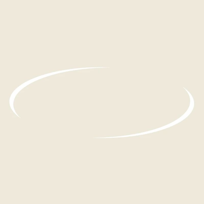 Modischer Kreis Weiß