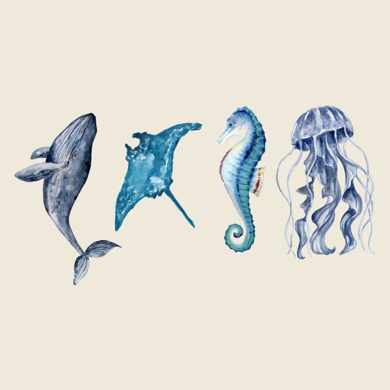 Die Tiere des Ozeans