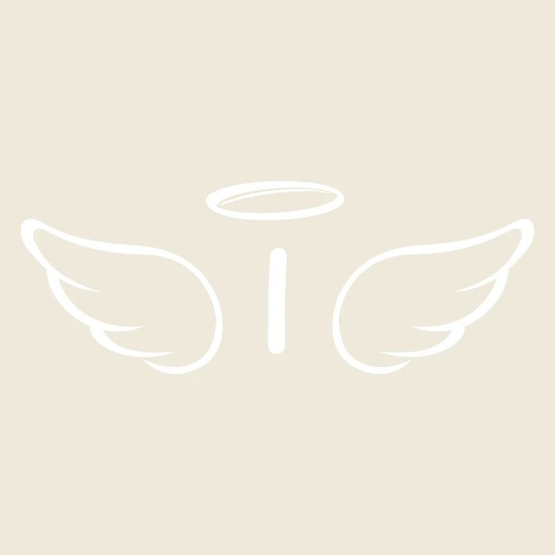 Lettre i ailes d’ange