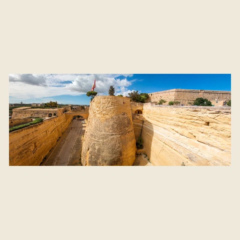 La Valette (il-Belt Valletta) fortification massive