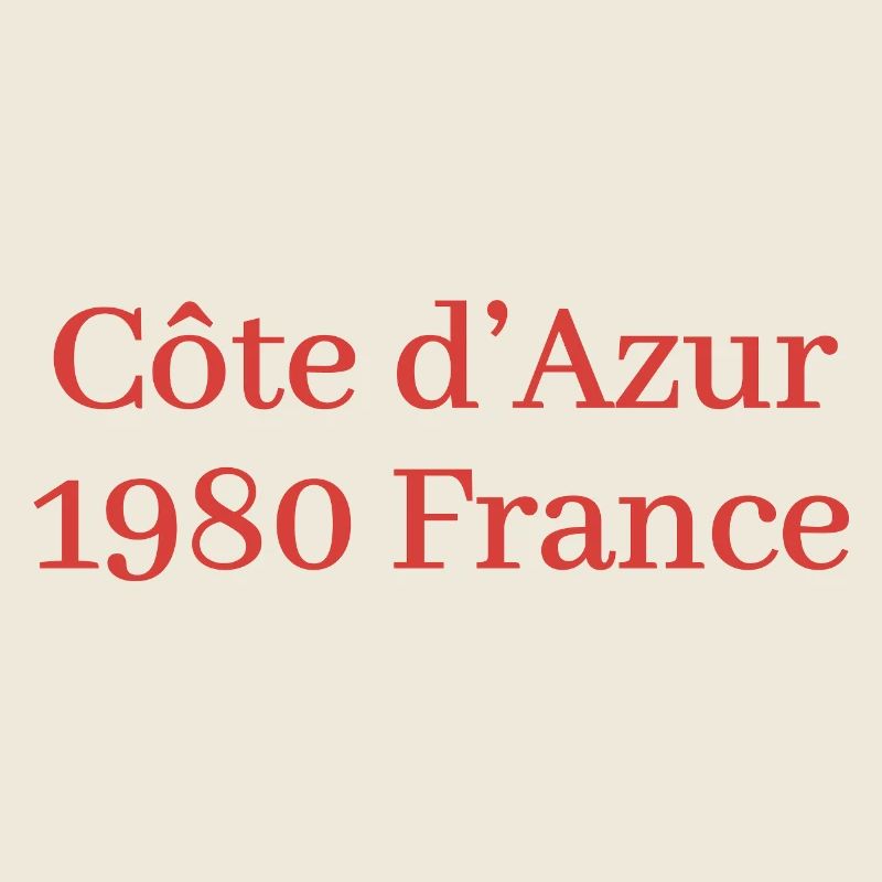Côte d'Azur 1980 Frankreich