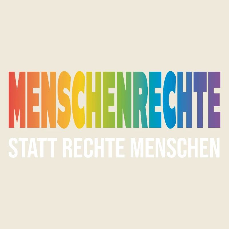 LGBTQ Menschenrechte Spruch Regenbogen LGBTQIA+