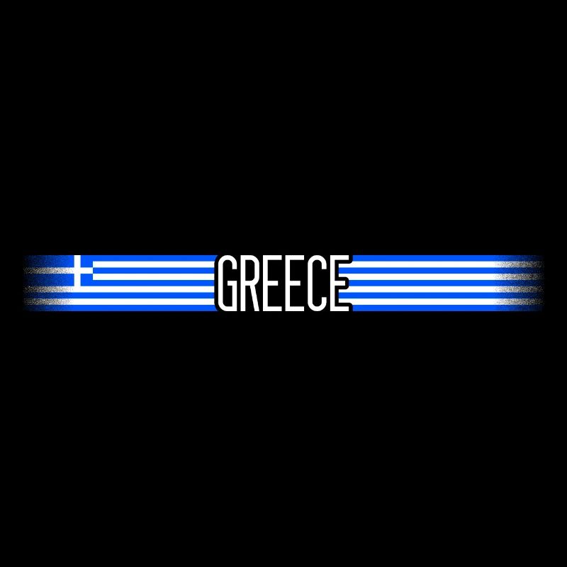 Grèce Drapeau / bannière 004 dessins ronds