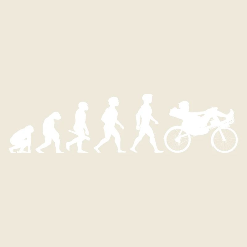 Evolution couché vélo couché cyclisme vélo