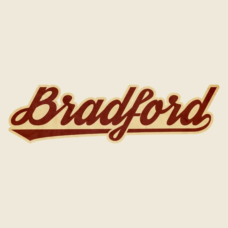Bradford Vintage Script Logo