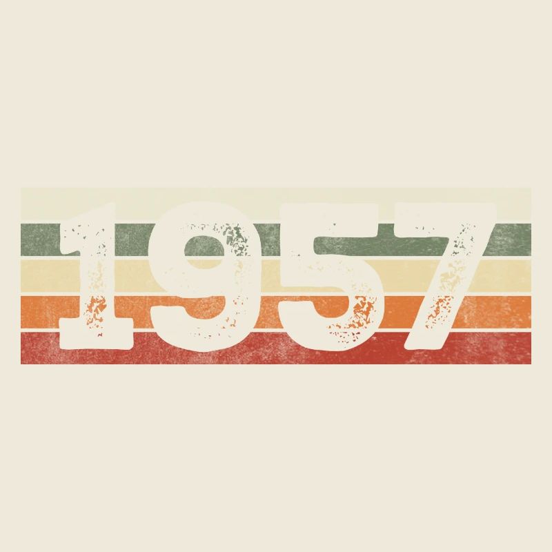 Jahrgang 1957 Retro 1957 Geburtstagsgeschenk