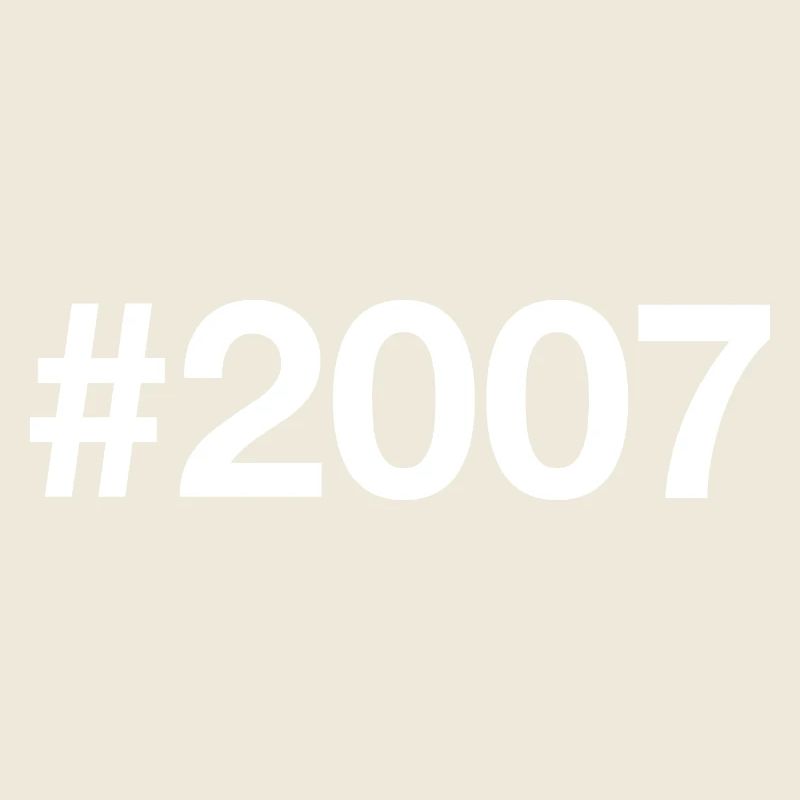 2007 Hashtag 19 Years 19th Birthday