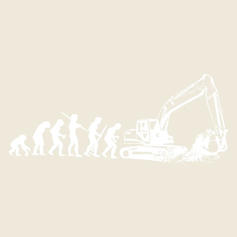 BAGGER BERUF GESCHENK JOB TIEFBAU RAUPE DIGGER