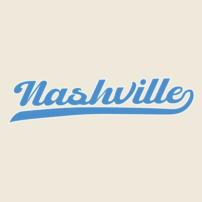 Nashville Script mit Schwunglinie
