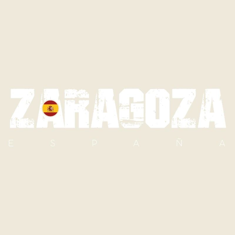 Zaragoza Rough Text City Flag Tee