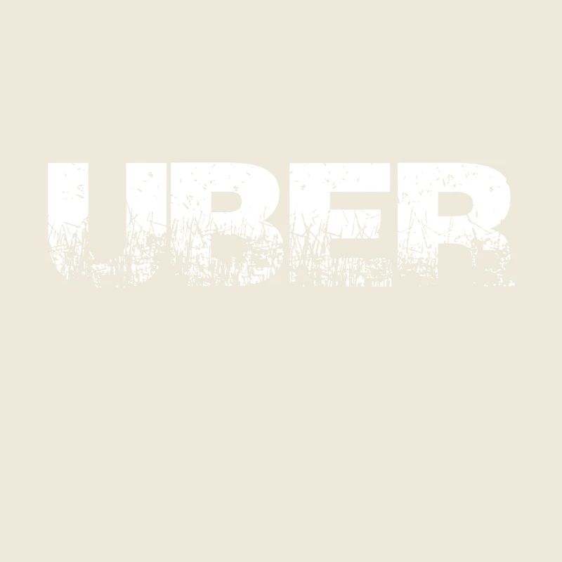 Uber Mot Tendance Écriture Phrase