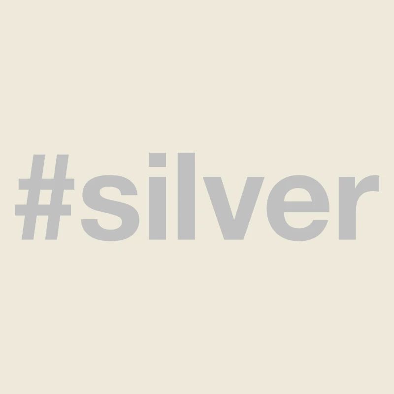 SILVER Hashtag