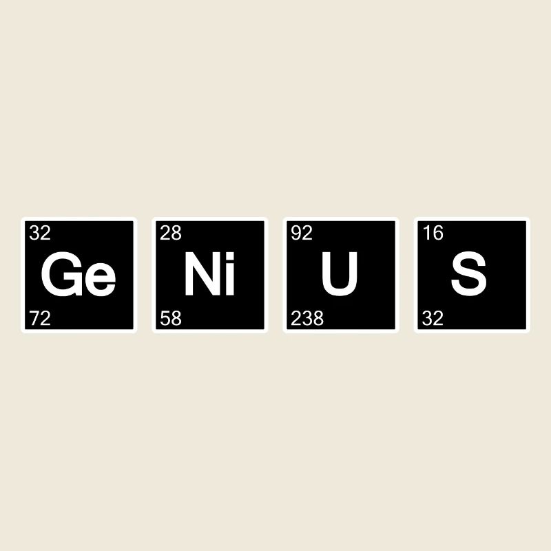 Genius Geek science (Noir)