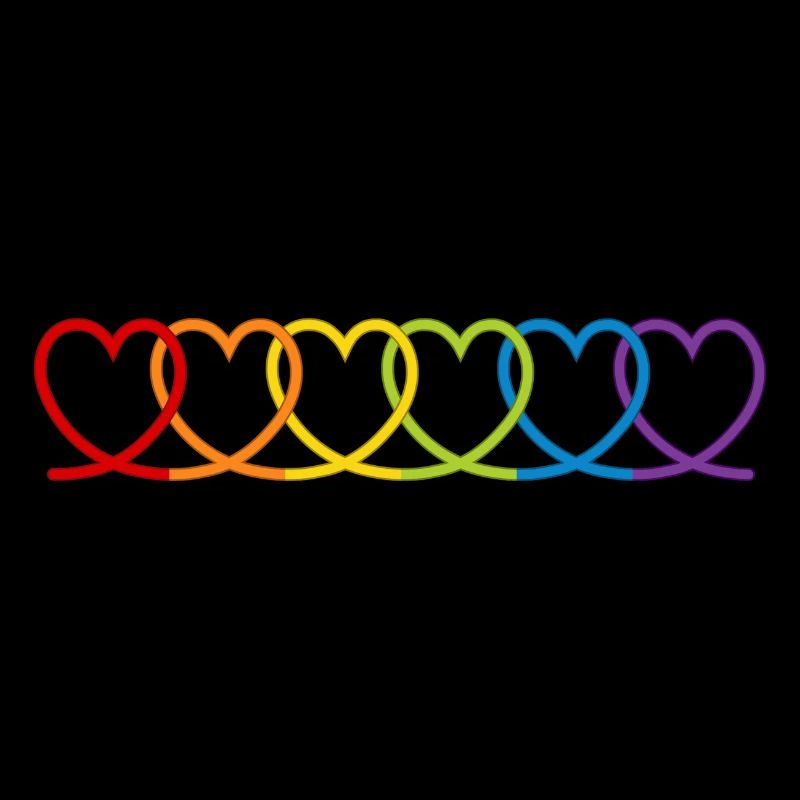Rainbow Hearts