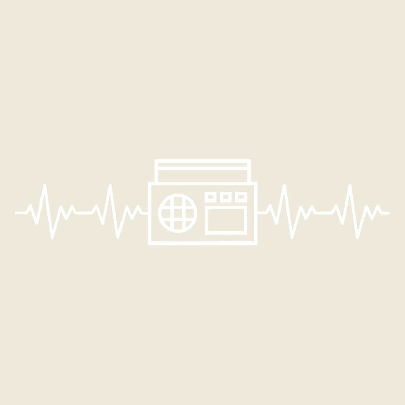 Ghettoblaster EKG Herzschlag