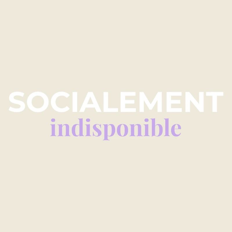 Socialement Indisponible — Introverti