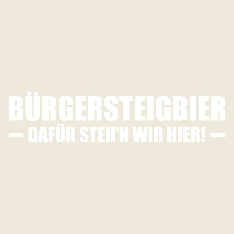Bürgersteigbier dafür steh'n Ortskontrollfahrt OKF
