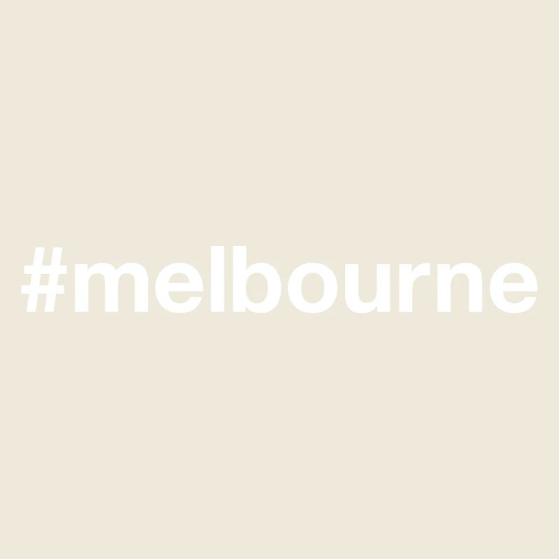 MELBOURNE Australie Hashtag