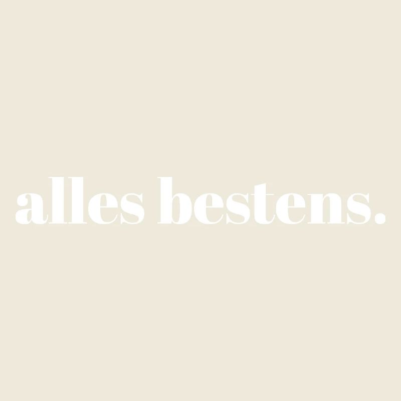Everything is fine. | Minimalist statement design