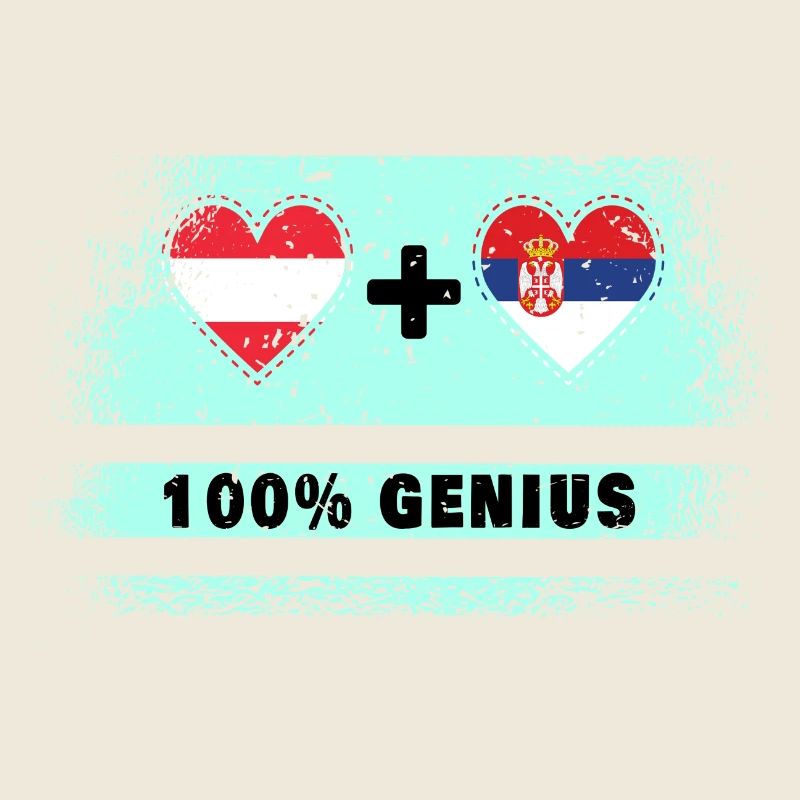 Autriche et Serbie 100 % Genial / Cadeau