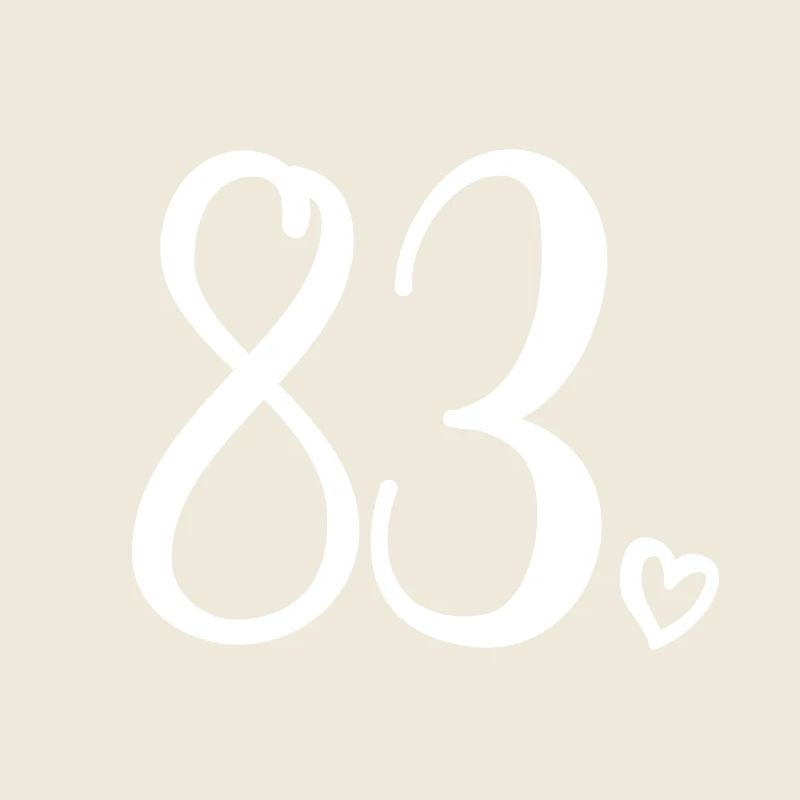 Mignon numéro 83, 83 ans, cadeau de 83e anniversaire