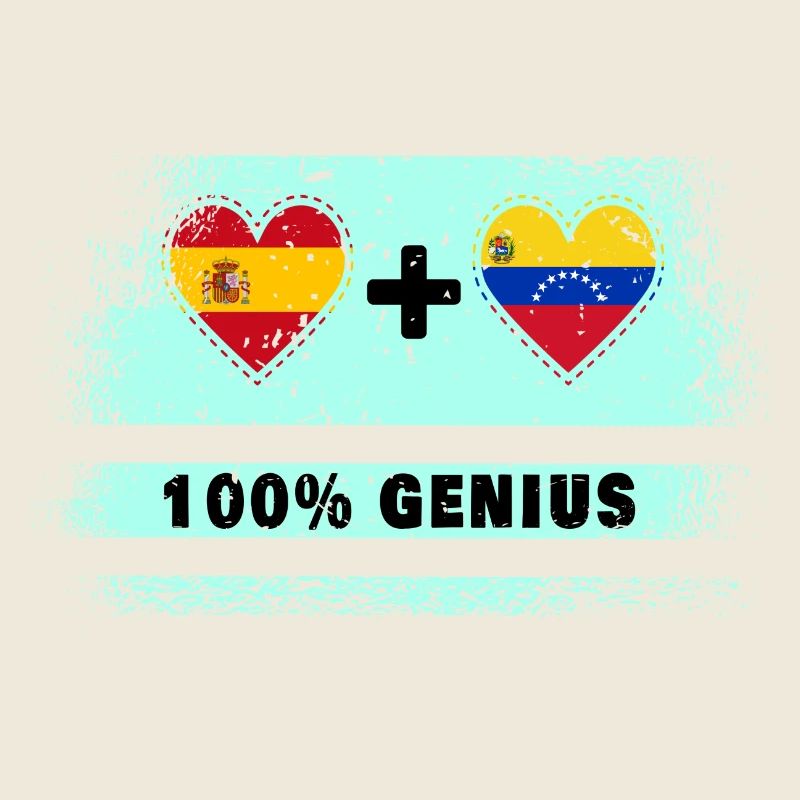 Spanien und Venezuela Flagge 100% genial