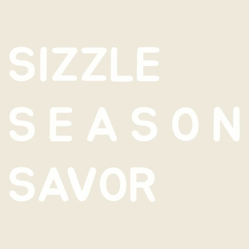 Saveur de saison grésillante