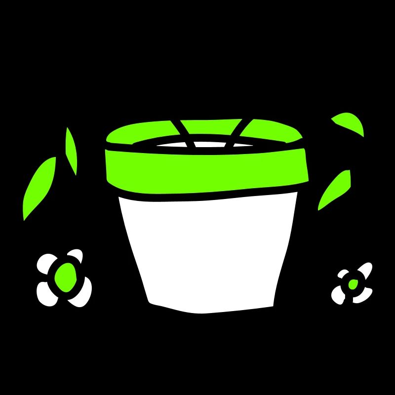 Fleurs Mortes Pot De Fleurs Flatiné