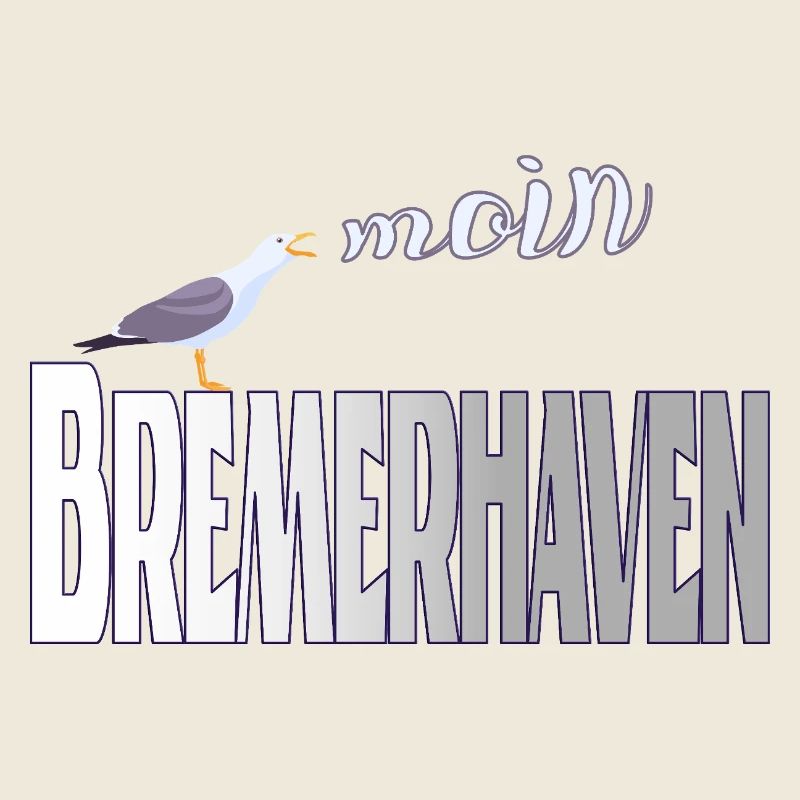 Bremerhaven Möwe & Moin Design