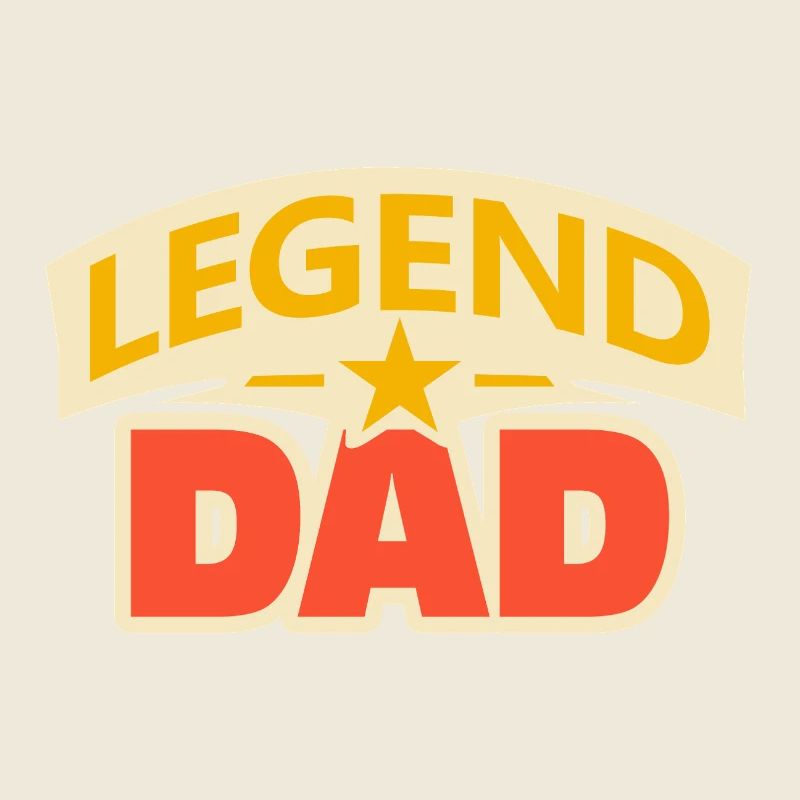 Legend dad – Funny Father Design