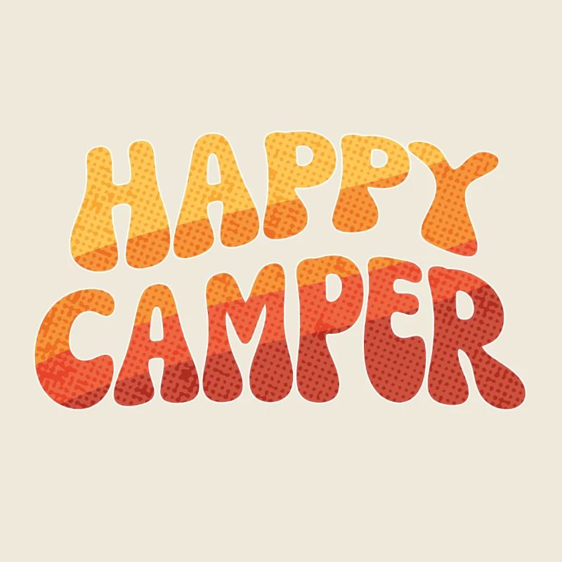 Happy Camper Retro Font
