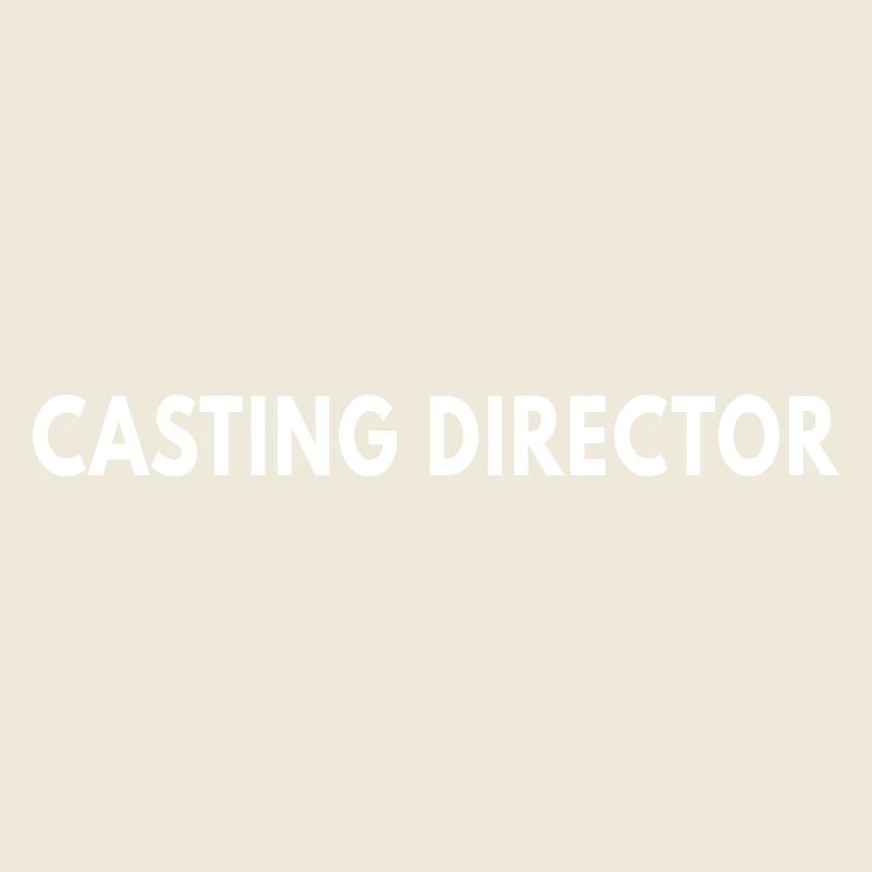 Casting-Direktor Filmindustrie-Crew Geschenk