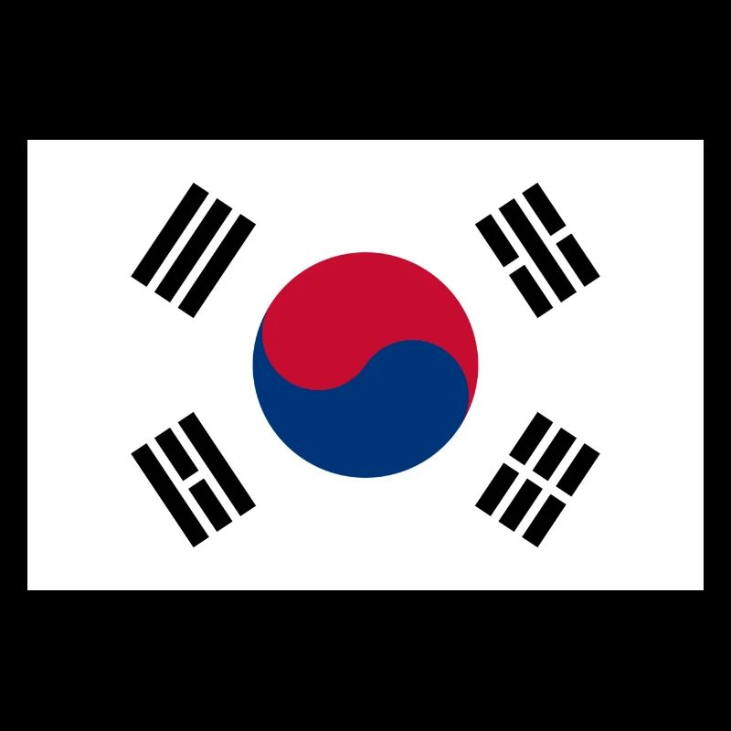 Drapeau national de Corée du Sud